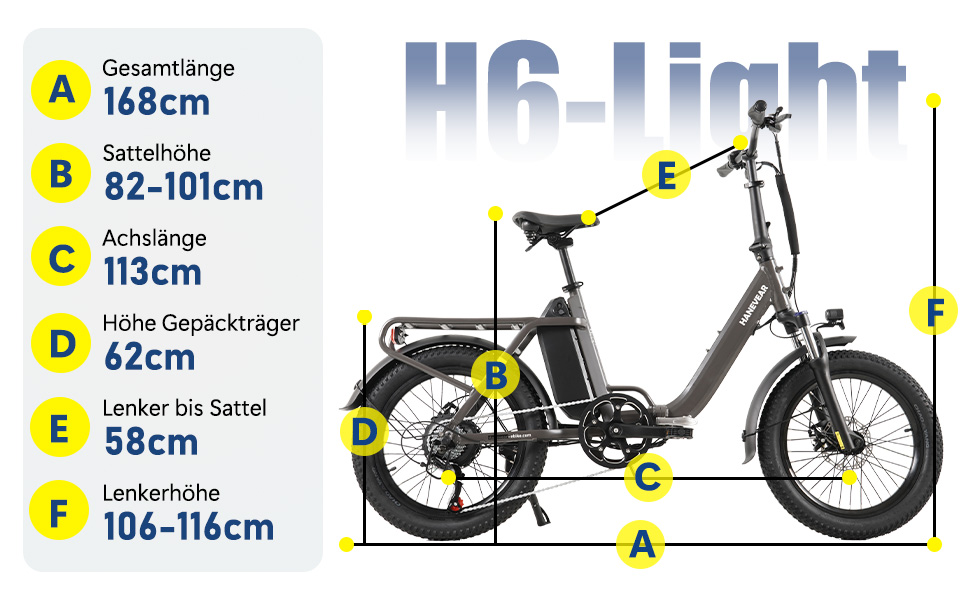 H6-Light E-Bike Folding Bike E Bike Men Women with Torque Sensor