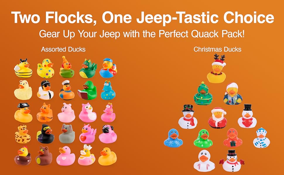 Amazon.com: Jeep Ducks for Ducking (12 Pieces) - Christmas