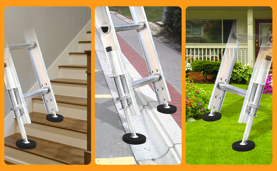 Ganggend Adjustable Ladder Leveler 2 PCS, Extension Ladder Stabilizer