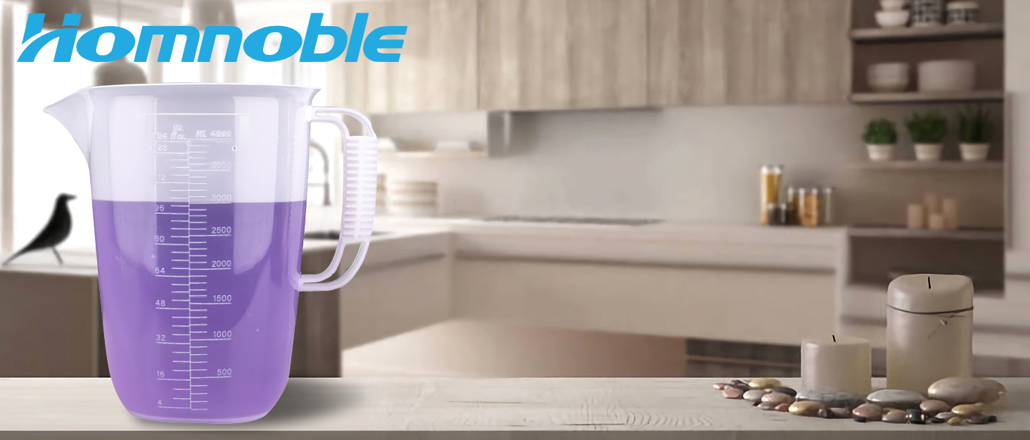 1 Gallon Measuring Pitcher, Large Measuring Cup with Spout