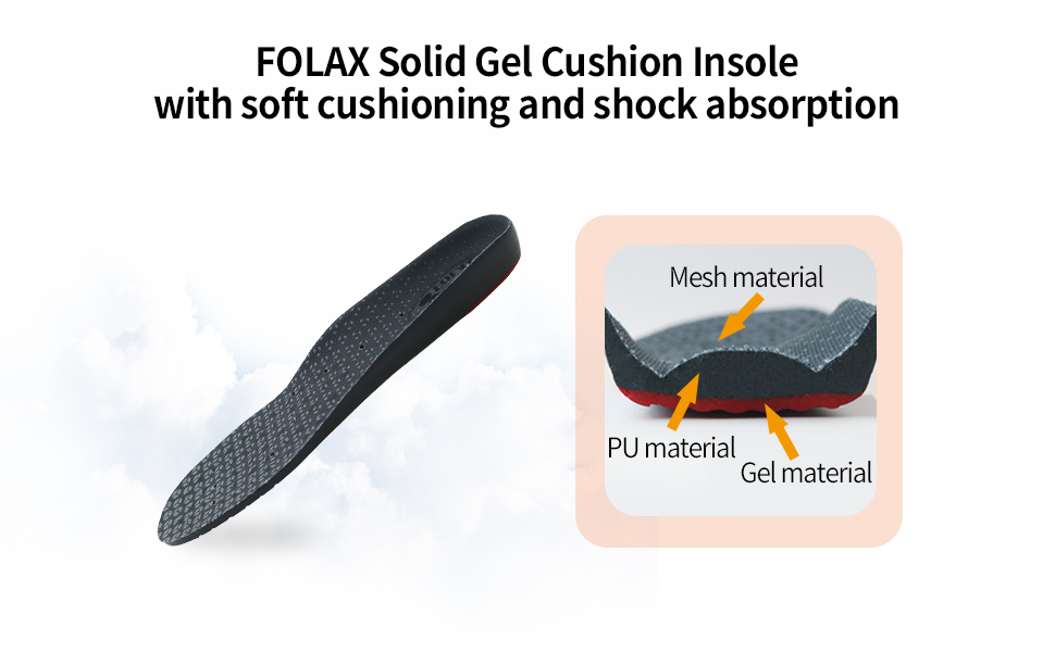 FOLAX SOLID GEL CUSHION INSOLE