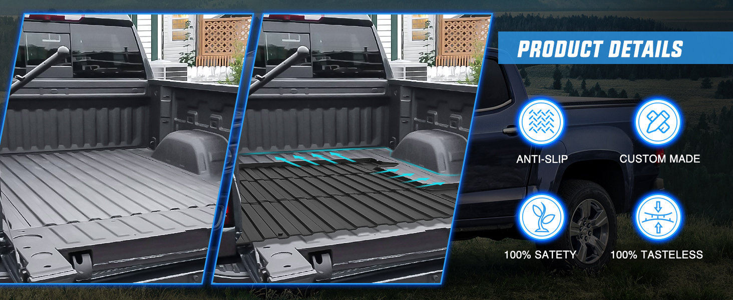rubber mat for truck bed