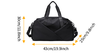 Travel Bag with Shoes Compartment Gym Bag