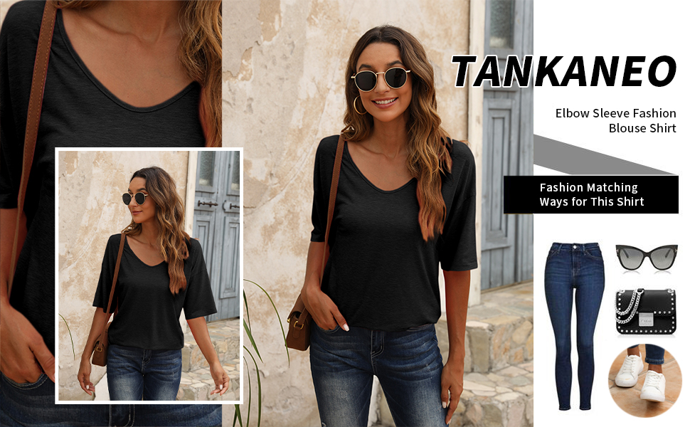 womens tshirts,3/4 sleeve shirts for women,3/4 sleeve tops for women,womens tops
