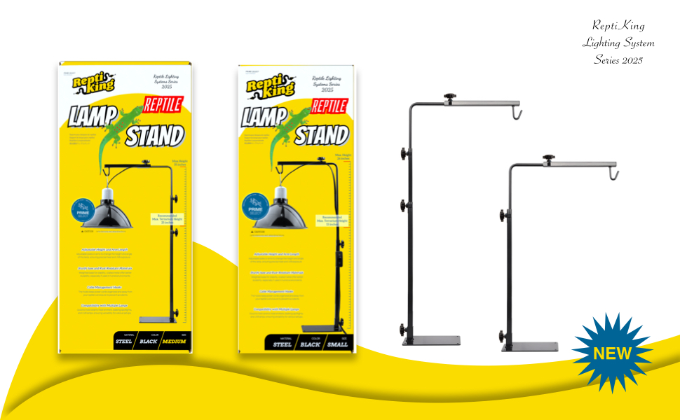 reptile heat lamp stand