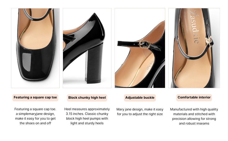 Sciuscià LADYS_AZALEA MARYJANE サイズ:38 Sciuscià MARYJANE CLASSIC BLACK 36サイズ・38サイズ |