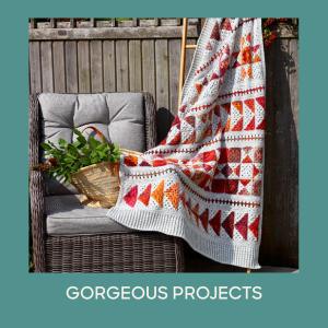 Gorgeous crochet blanket