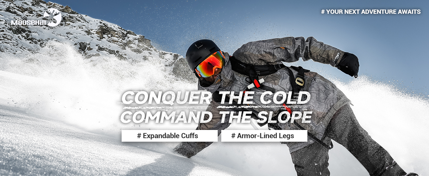 mens snow pants waterproof insulated