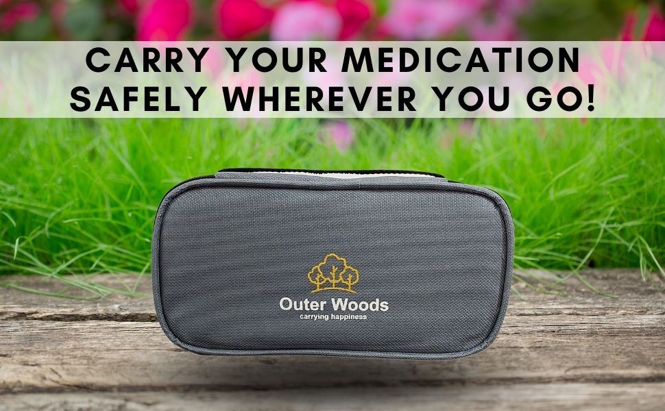 Buy Outer Woods Insulin Cooling Travel Pouch for Diabetics with Two Ice