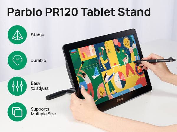 Wacom One 液晶タブレット 12 / Parblo タブレットスタンド Amazon.co.jp: ドローイングタブレット調整可能ホルダースタンド