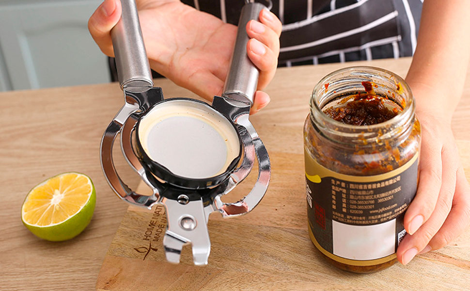 Heavy Duty Bottle and Jar Opener,GTAGGEE Stainless Steel Jar Opener for Seniors with