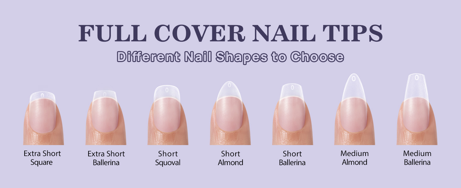 almond nail tips