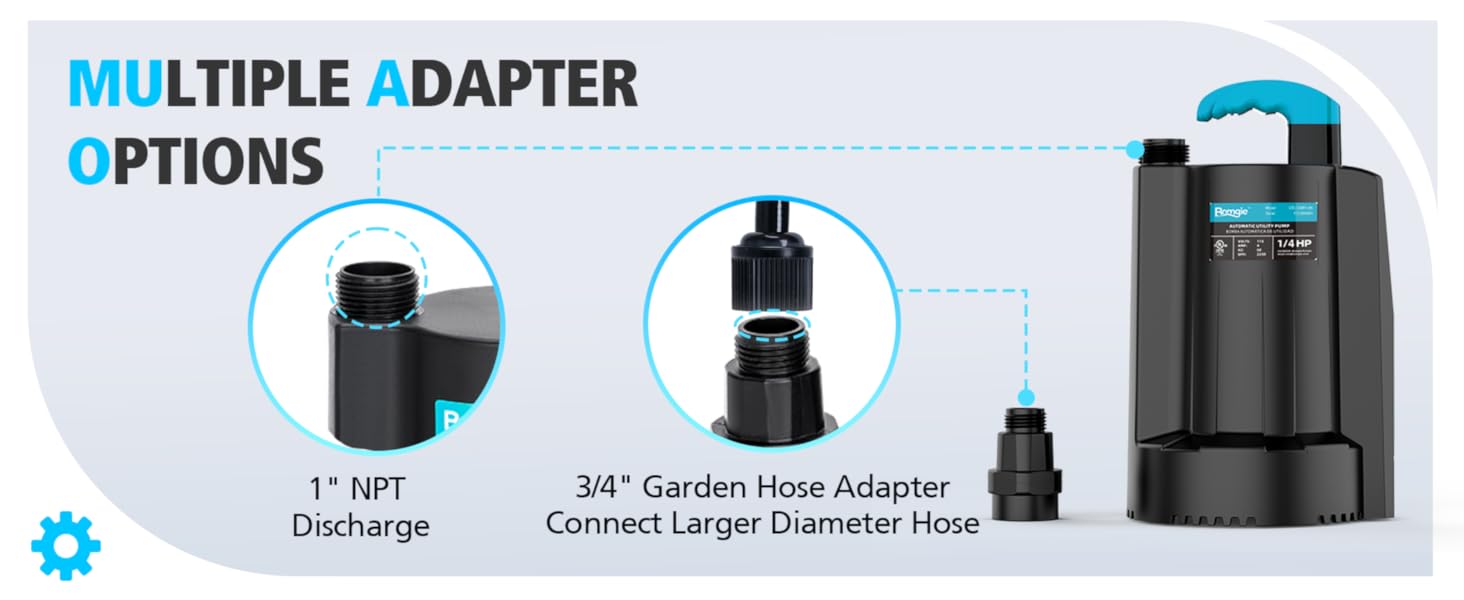 UTL-336PE-4N-Automatic Submersible Water Pump