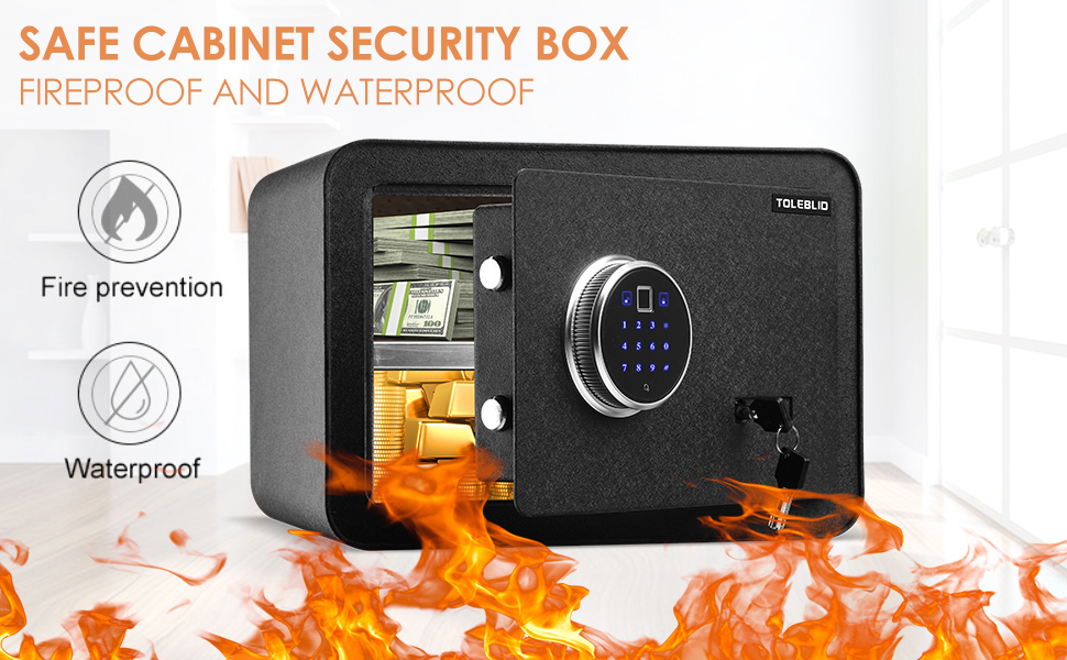 Electronic Flat Wall Safes Between the Studs Fireproof with Digital