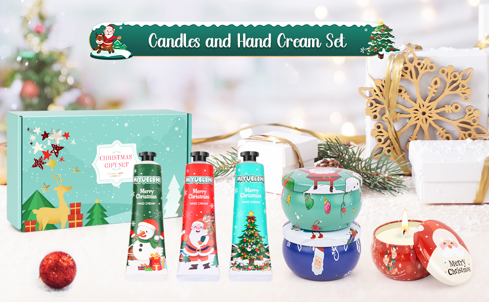 christmas candle gift set