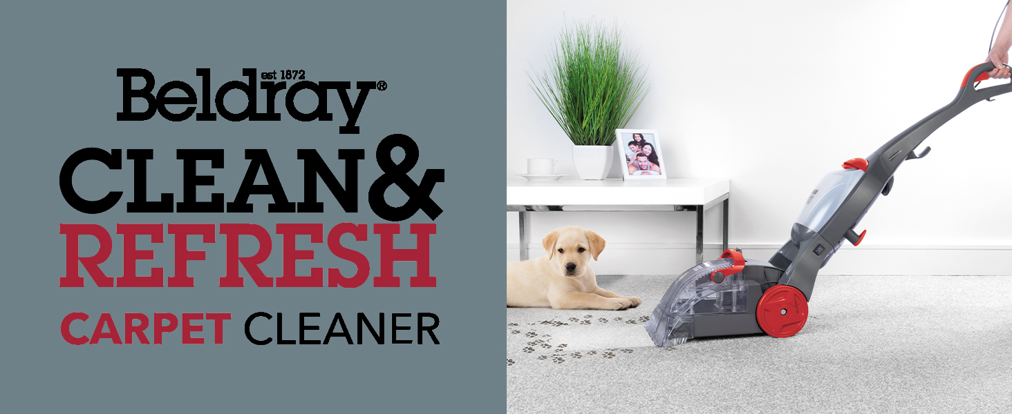 Beldray BEL01040 Carpet Washer, Upright Carpet Cleaner, 600 W, 1.5 L