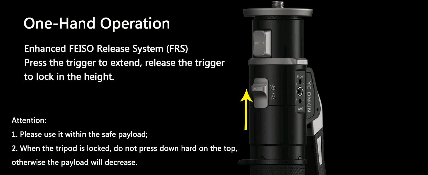 YC Onion Pineta Pro Carbon Fiber Monopod