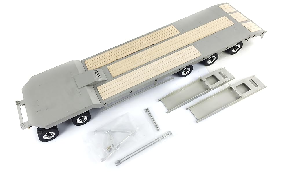 Amazon | LESU wheelfun 1/14 メタルトレーラー RCトラック