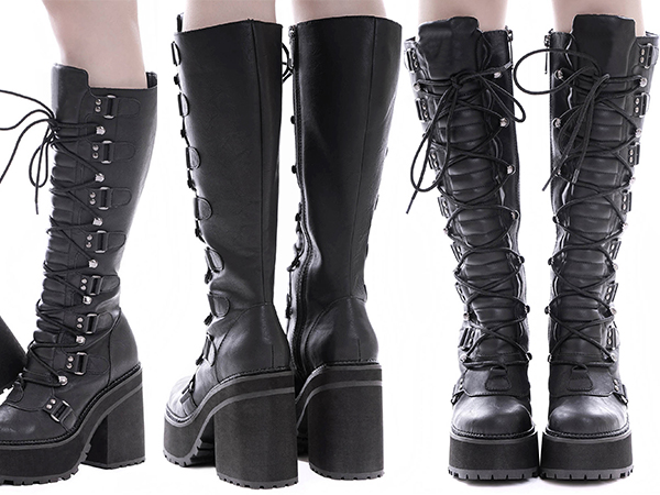 black boots バングル　ctm Men's Cap Toe Ankle Boots | Prince by Polar Fox | Conal Footwear