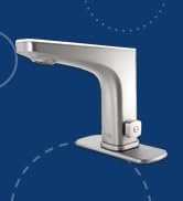 Bio Bidet by Bemis Grove Motion Activated Hands Free Bathroom Faucet, Brushed Nickel