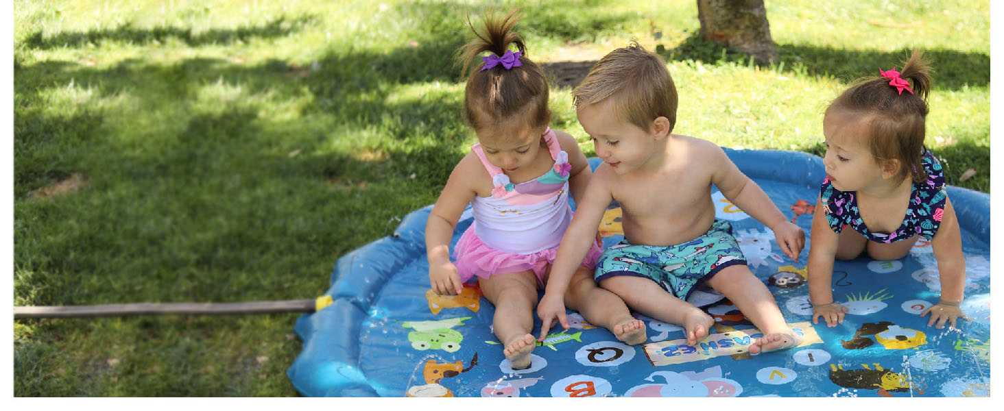 SplashEZ Kids Sprinkler Pool