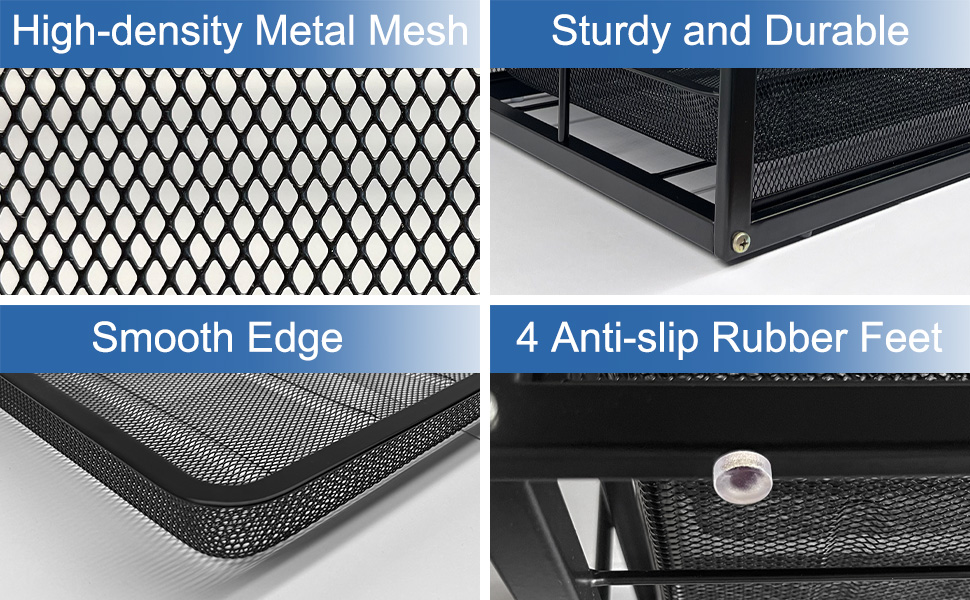 Amazon.com: Natwind Mesh Desk Organizer with 6 Tier Sliding