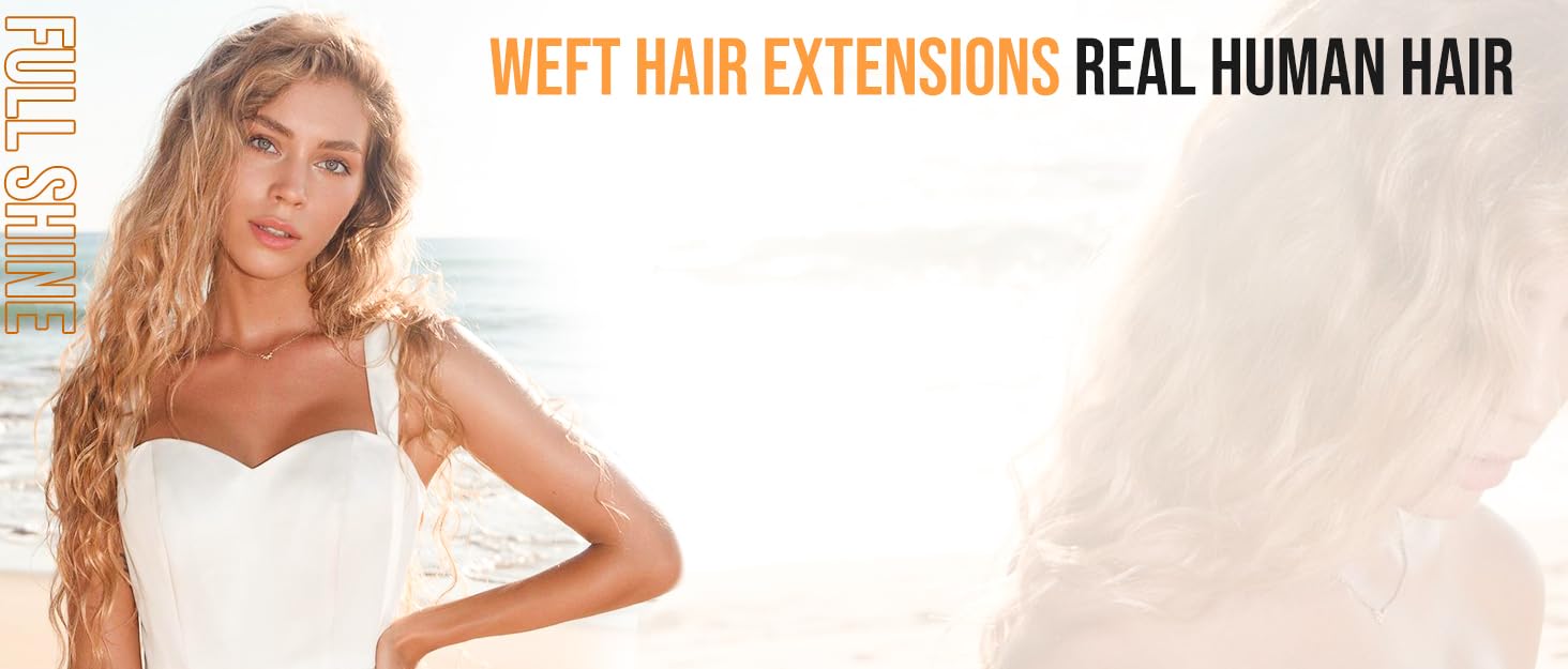 Full Shine Hair Weft Human Hair Straight Sew in Weft 22 Inch Double Wefted  Human Hair Color 60 Platinum Blonde Real Human Hair Extensions Weave 100 ...