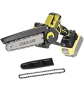 Mini Chainsaw Cordless for Dewalt 20V MAX Battery,8-Inch Brushless Pruning Chainsaw with 650W Mot...