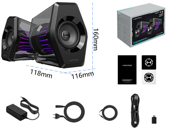 Edifier G2000 Pro 64W ゲーミングスピーカー ブラック Amazon.co.jp: Edifier（エディファイア）G2000 Pro 64W