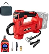 HILIPE Cordless Tire Inflator Portable Air Compressor for Milwaukee Battery,Lithium Car Air Pump,...
