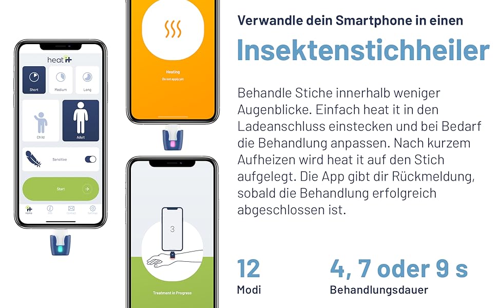 Verwandle dein Smartphone in einen Insektenstichheiler