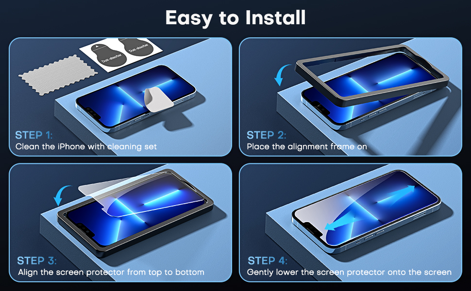 TAURI 3+3 Pack Compatible with iPhone 13 Pro, 3 Pack Camera Lens