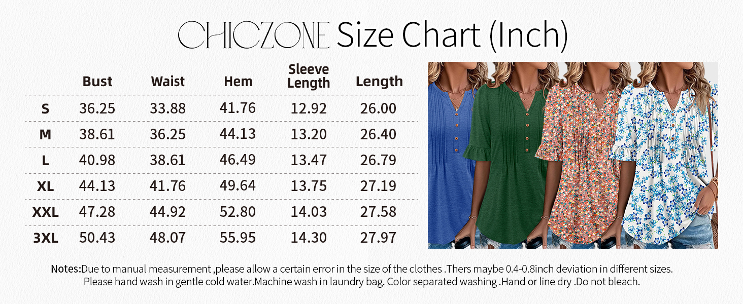 CHICZONE Womens Summer Tops 2025