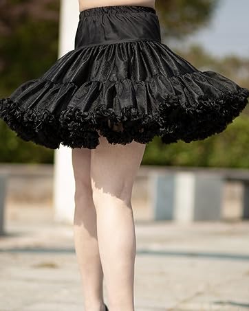 Lolita Princess Crinoline Petticoats Tutus Skirt For Women Girls Puffy Cosplay Above Knee 