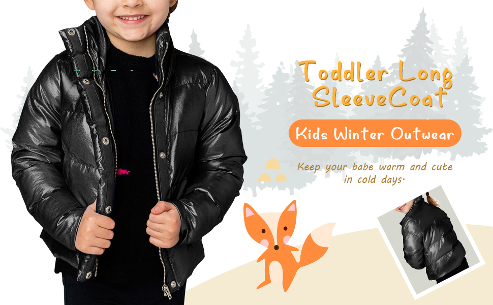 toddler baby girls winter jackets