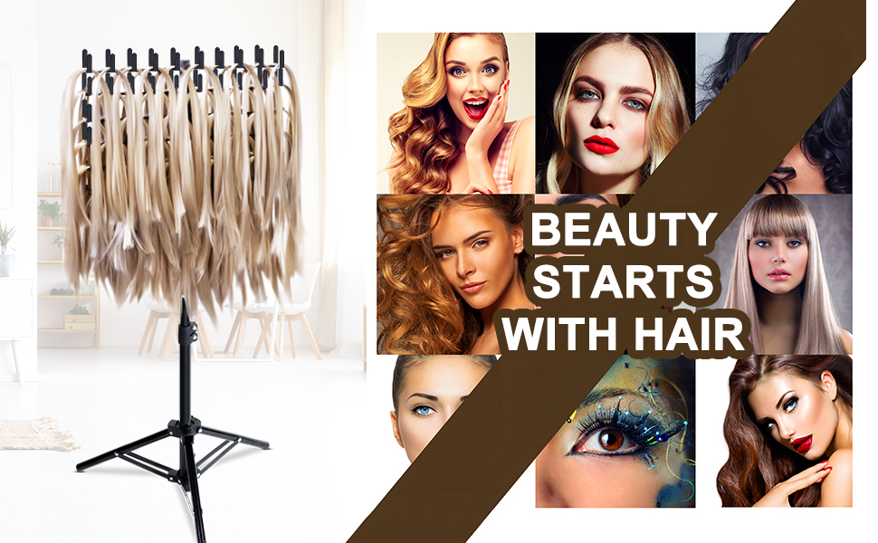 Braiding Hair Rack Standing Hair Extension
