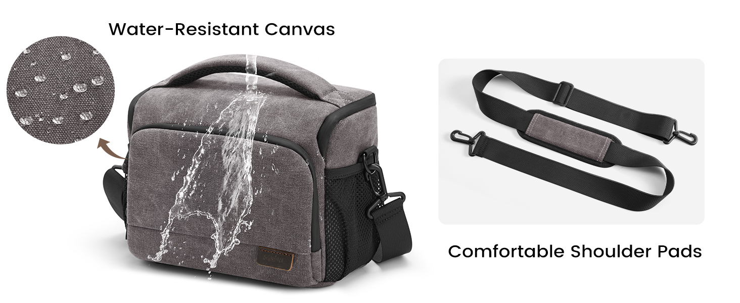 Camera Bags for Photographers Small Crossbody Shoulder Bag DSLR SLR Camera Case  Waterproof