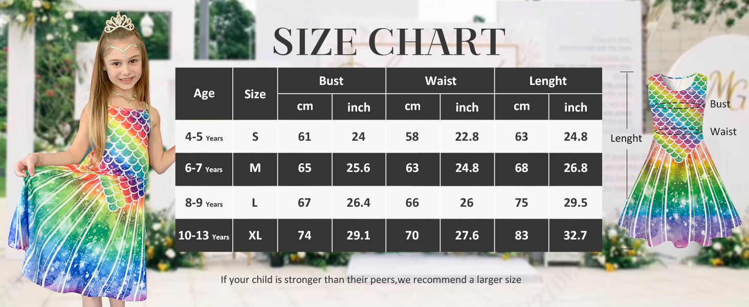 Girls Sundress Size Recommendations