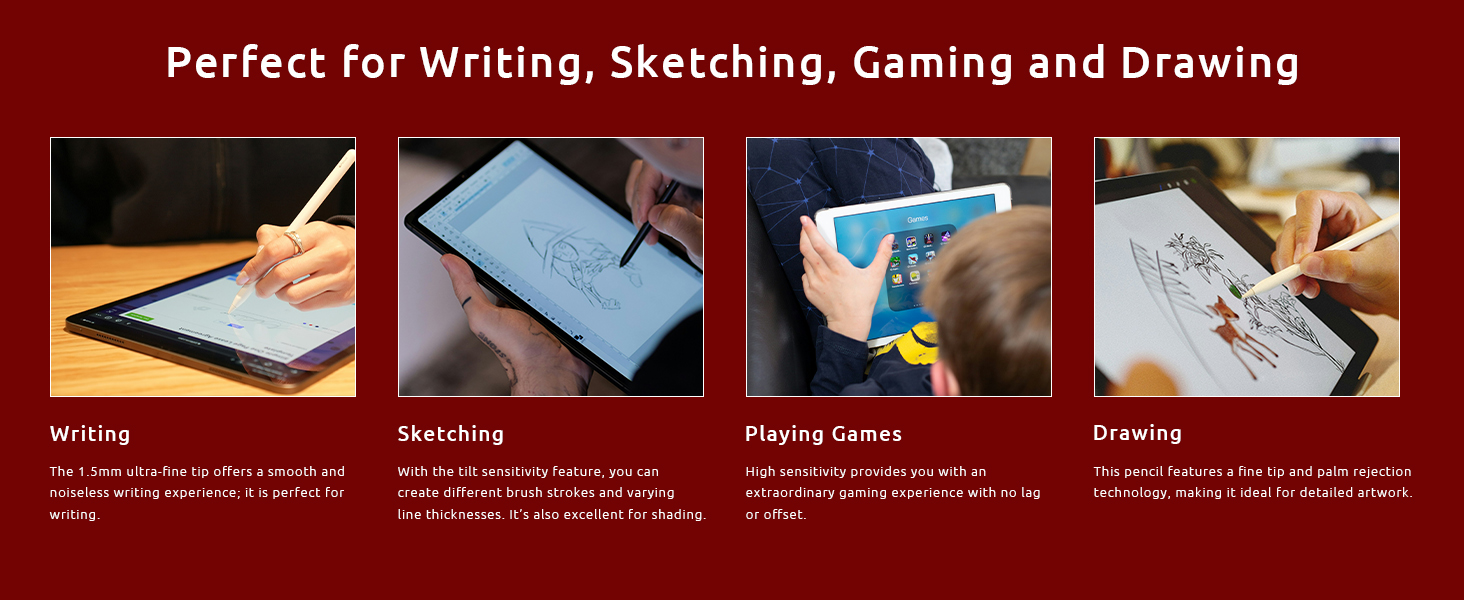 Perfect for Writing, Sketching, Gaming and Drawing