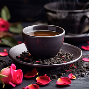 SPN-JGSP Rose Black Tea - Premium Black Tea with Rose Petals