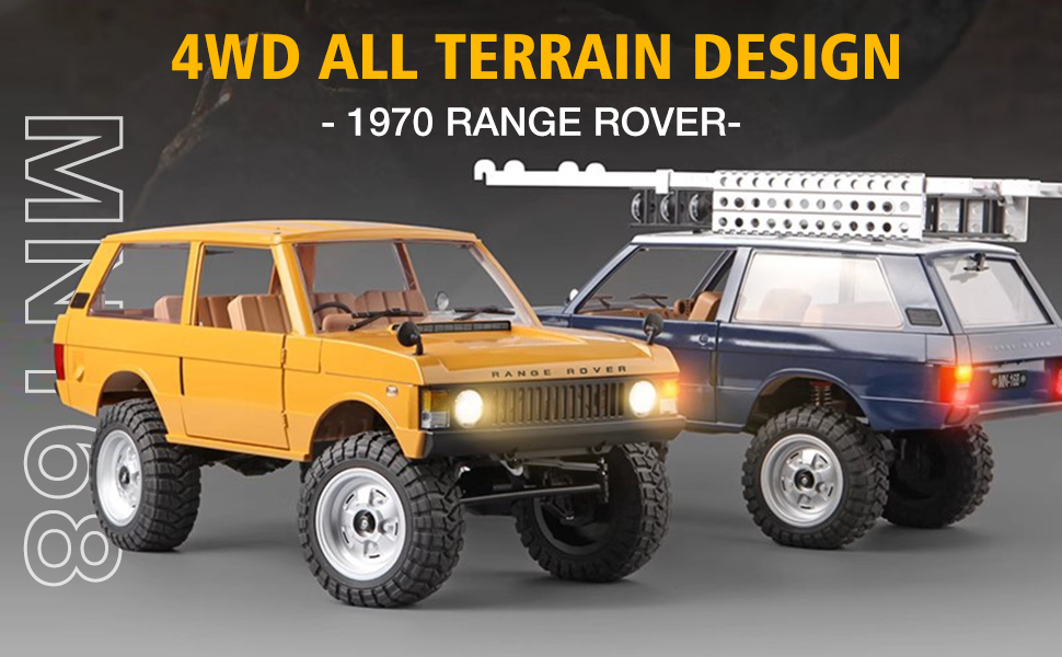 Amazon.com: RC Rock Crawler, MN-168 Ranger Rover 1:12 RC Climbing