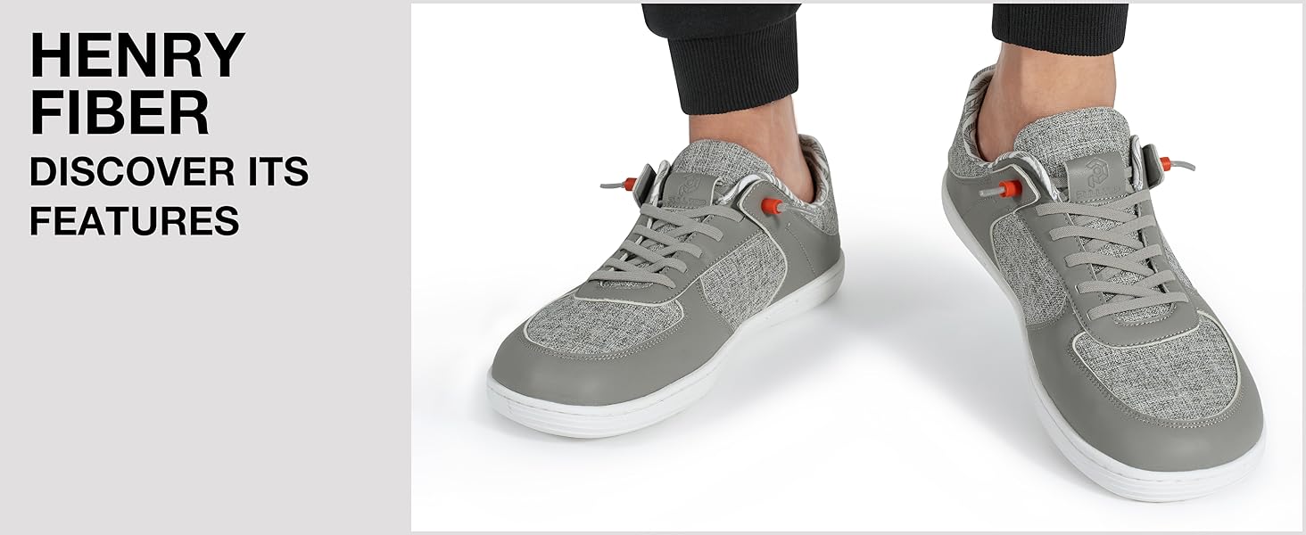 Pulltop Barefoot Wide Toe Box Shoes for Men Minimalist