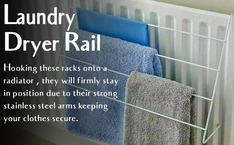 Radiator airer 1 Pack of the 4 Bar radiator clothes drying rack