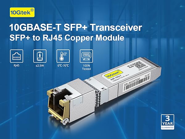 Amazon.com: 10Gtek 𝟭𝟬𝗚𝗕𝗮𝘀𝗲-𝗧 𝗦𝗙𝗣+ 𝘁𝗼 𝗥𝗝-𝟰𝟱