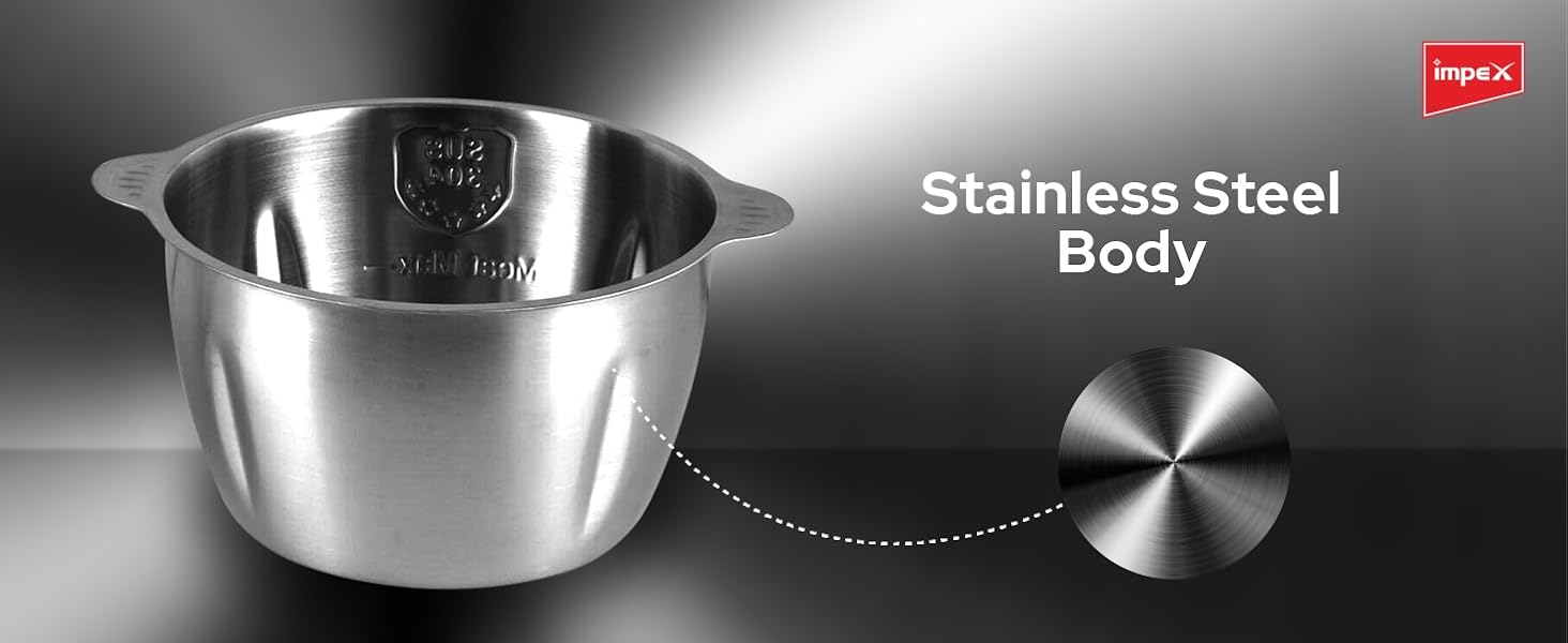 Impex Electric Food Chopper 3Ltr Food Processor Blender 400W, 3Speed Adjustable, Meat Grinder, Stainless Steel Body And 6Pcs Blade,Multi Food Chopper For Meat,Vegetables,Fruits,Nuts -2Years Warranty 21 Food Processor