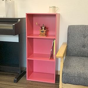 レトロポップ 収納ボックス コーラルカラー 3段 レトロポップ 収納ボックス コーラルカラー 3段 IRIS OHYAMA