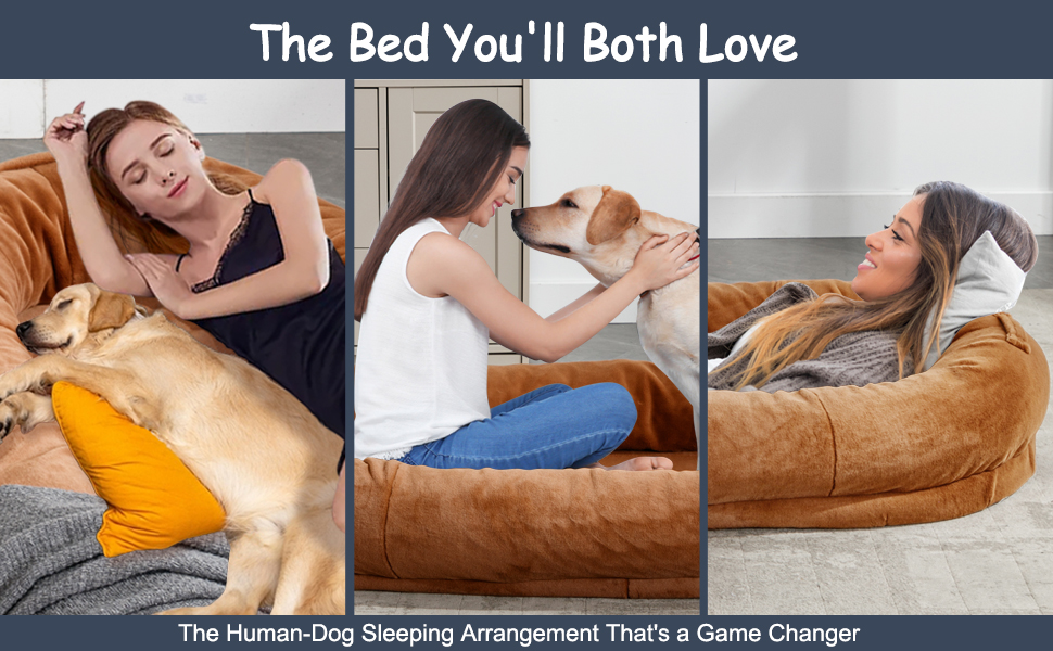 human dog bed