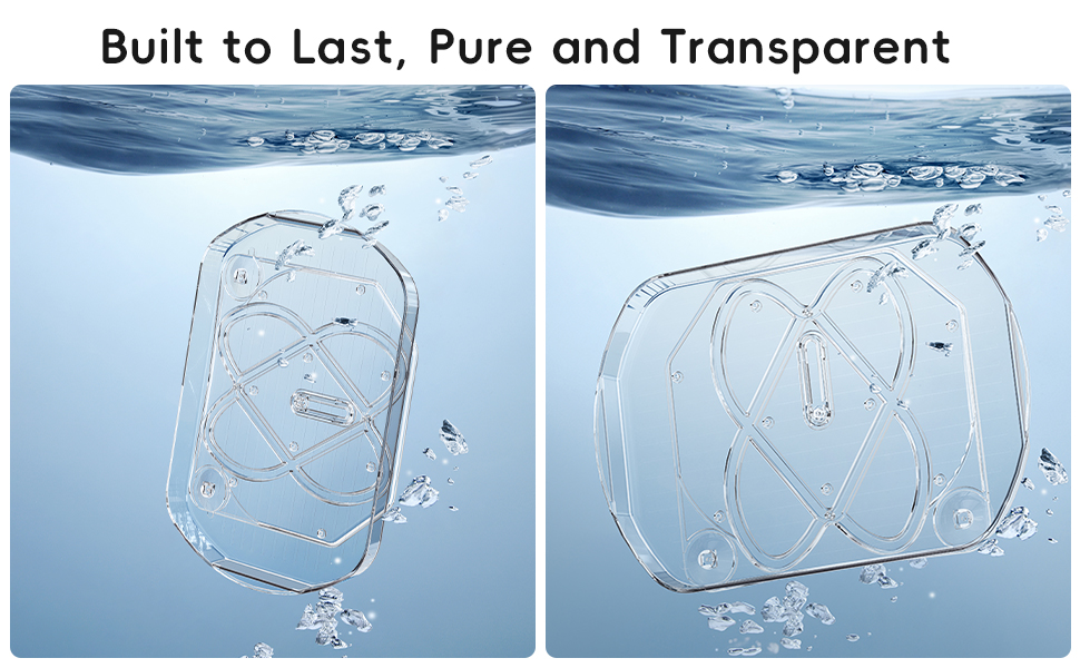 VERYMODEL Lazy Susan Turntable Organizer for Refrigerator, 15.76" Rectangular Clear