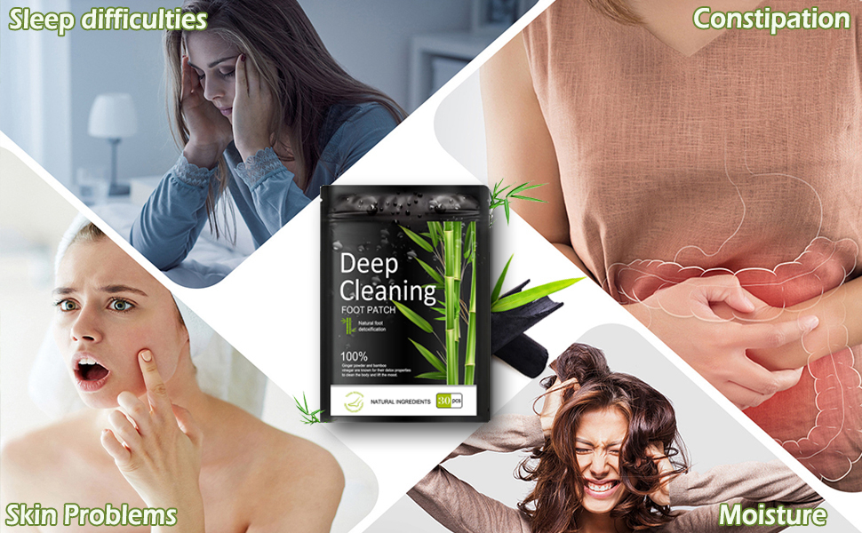 Detox Foot Patches Deep Cleansing Detox Foot Pads to Remove Deep Cleansing Toxins with Bamboos