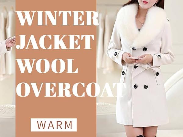 Amazon.com: Maiyifu-GJ Women's Faux Fur Lapel Double
